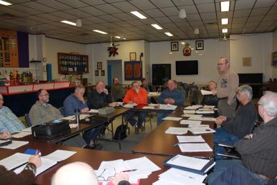 Bruce Hamilton chaired his last OFAH Zone A meeting in Ear Falls on Jan. 26, 2013